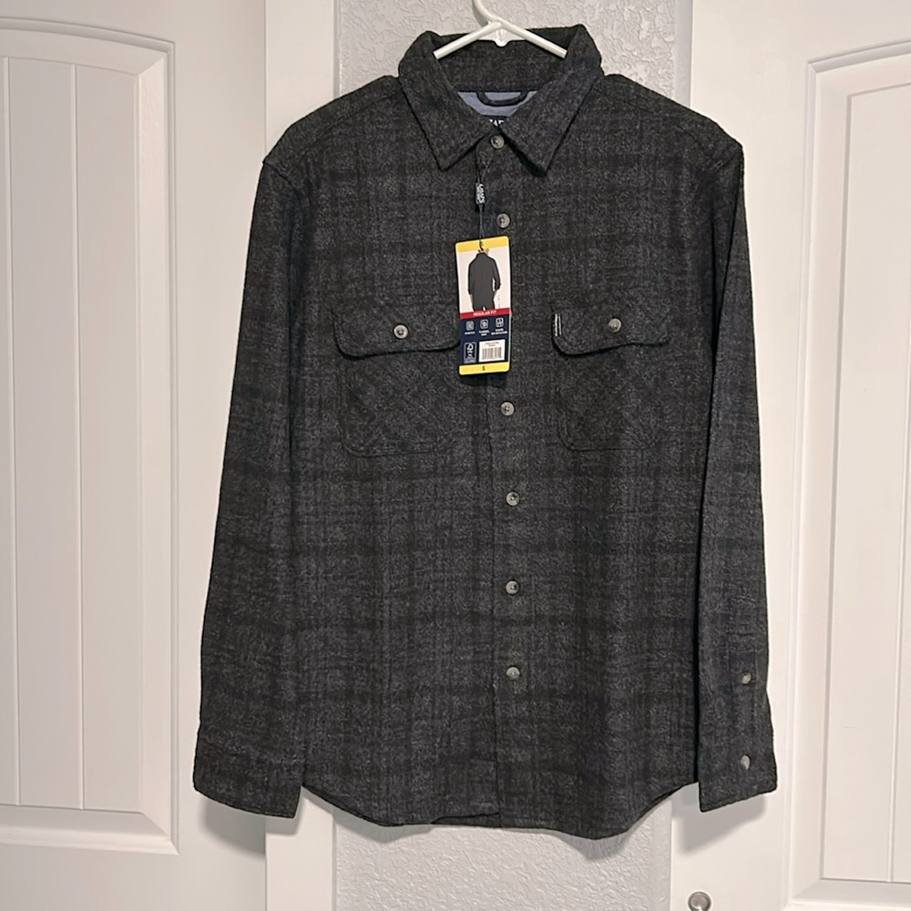 Chaps Knit Flannel Shirt S